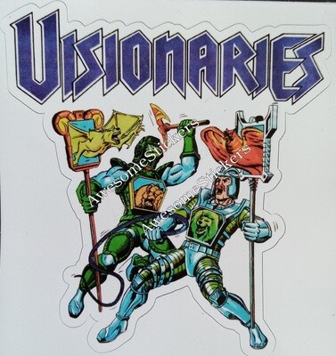 Visionaries Classic DIE CUT custom repro gloss vinyl sticker