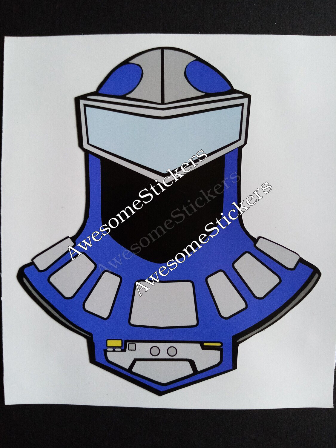 M.A.S.K Helmet MASK Kenner 8.5x8cm custom repro sticker DIE CUT
