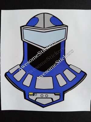 M.A.S.K Helmet MASK Kenner 8.5x8cm custom repro sticker DIE CUT