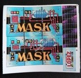 M.A.S.K. Fireforce MASK custom repro stickers DIE CUT