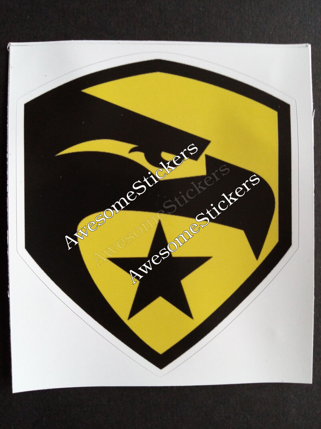 GI Joe Eagle with Star custom repro sticker 7 x 8.5 cm DIE CUT