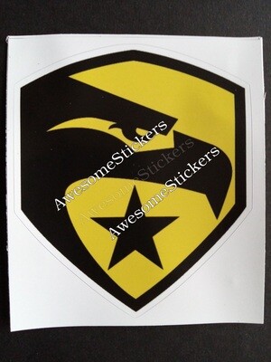 GI Joe Eagle with Star custom repro sticker 7 x 8.5 cm DIE CUT