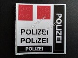 Geyper Man Polizei moto custom repro replacement sticker sheet DIE CUT