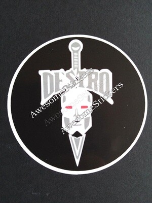 G.I. Joe Destro GI Joe custom repro sticker...die cut