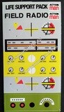 Action Man Field Radio custom repro stickers labels decals DIE CUT