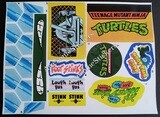 TMNT Van replacement custom repro stickers &#39;Ninja&#39; version DIE CUT