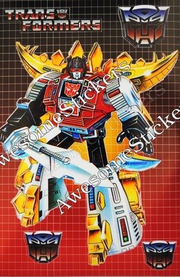 Transformers Snarl character approx. 15 x 11 cm custom sticker DIE CUT