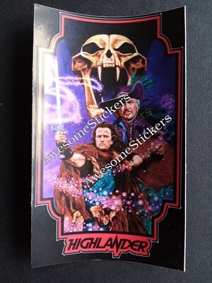 Highlander custom repro sticker decal DIE CUT