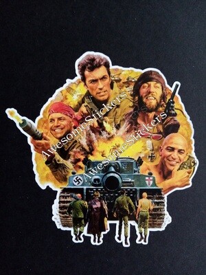 Kelly&#39;s Heroes custom repro sticker decal 10 x 10 cm DIE CUT