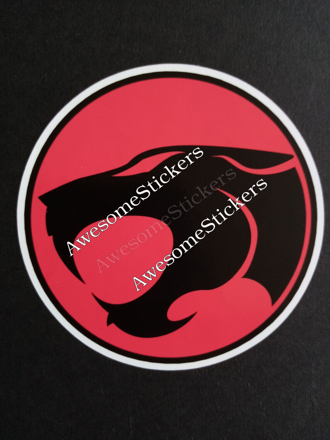 Thundercats logo custom repro sticker label decal DIE CUT