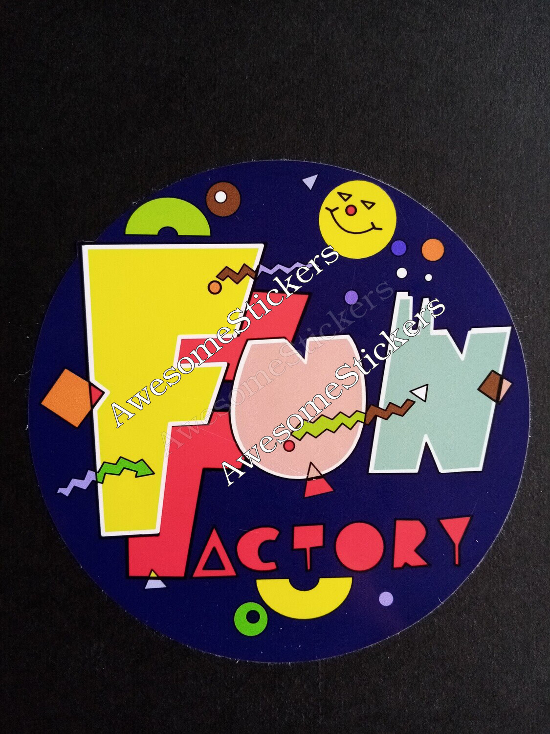 Fun Factory custom repro sticker label decal 10 cm  DIE CUT