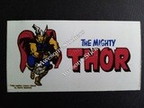 The Mighty THOR custom sticker label decal 9.5 x 5cm DIE CUT