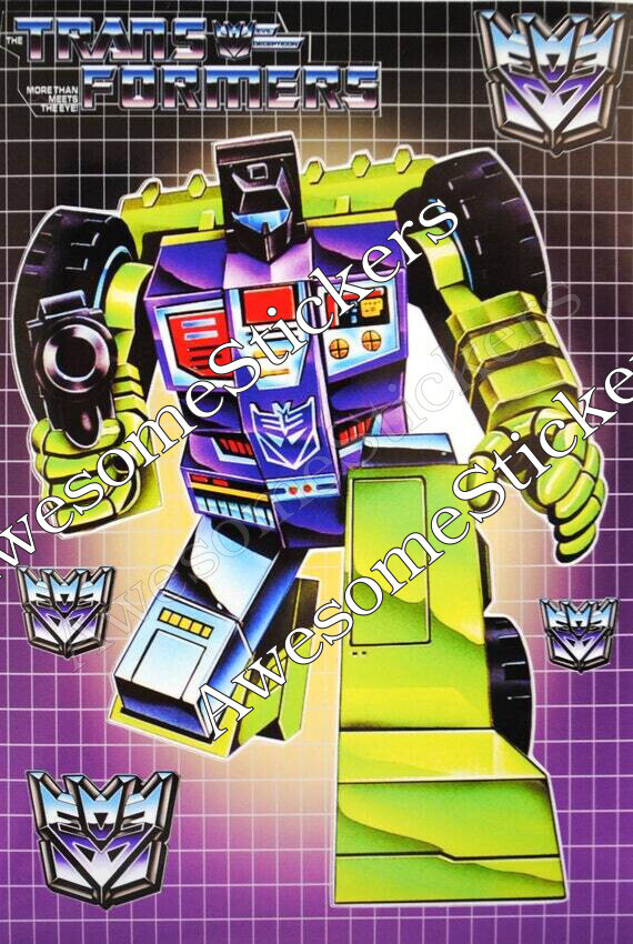 Transformers Scrapper character approx. 15 x 11 cm custom sticker DIE CUT