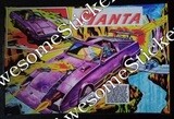 M.A.S.K. Manta mini poster vintage style custom repro sticker 6&quot; x 4&quot;