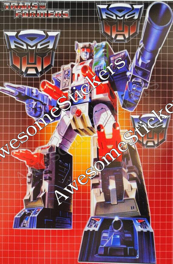 Transformers Fortress Maximus character approx. 15 x 11 cm custom sticker DIE CUT
