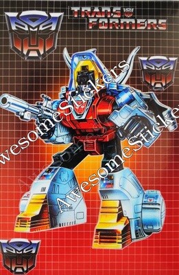 Transformers Slag character approx. 15 x 11 cm custom sticker DIE CUT