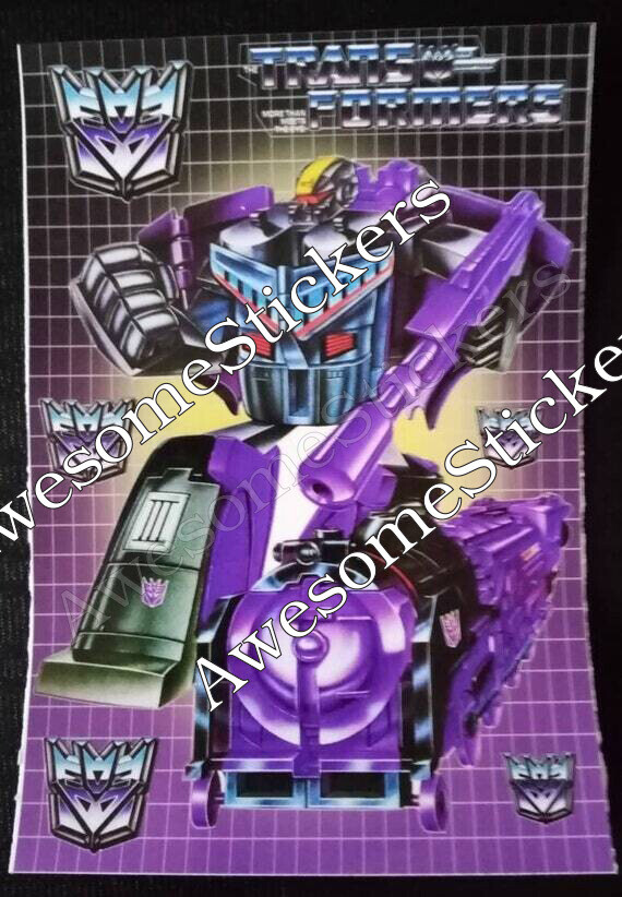 Transformers Astrotrain (multi-mode) character approx. 15 x 11 cm custom sticker DIE CUT