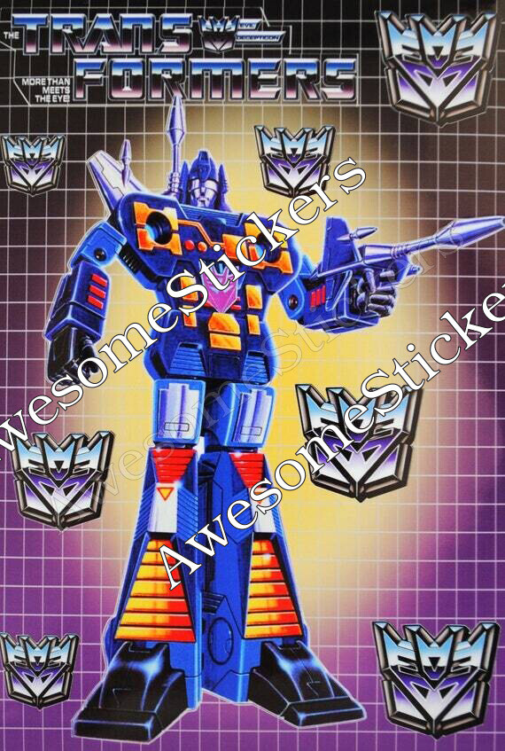 Transformers Frenzy character approx. 15 x 11cm custom repro sticker DIE CUT