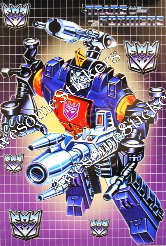 Transformers Bombshell character approx. 15 x 11 cm custom repro sticker DIE CUT