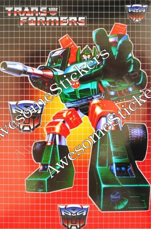 Transformers Hoist character approx. 15 x 11 cm custom repro sticker DIE CUT