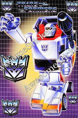 Transformers Runamuck character approx. 15 x 11 cm custom repro sticker DIE CUT