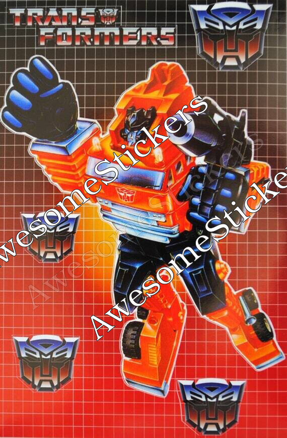 Transformers Grapple character approx. 15 x 11 cm custom repro sticker DIE CUT