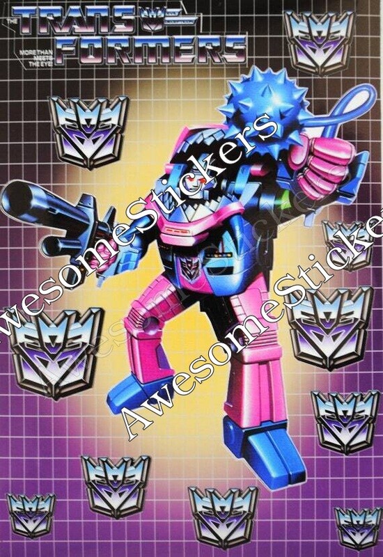 Transformers Gnaw character approx. 15 x 11 cm custom repro sticker DIE CUT