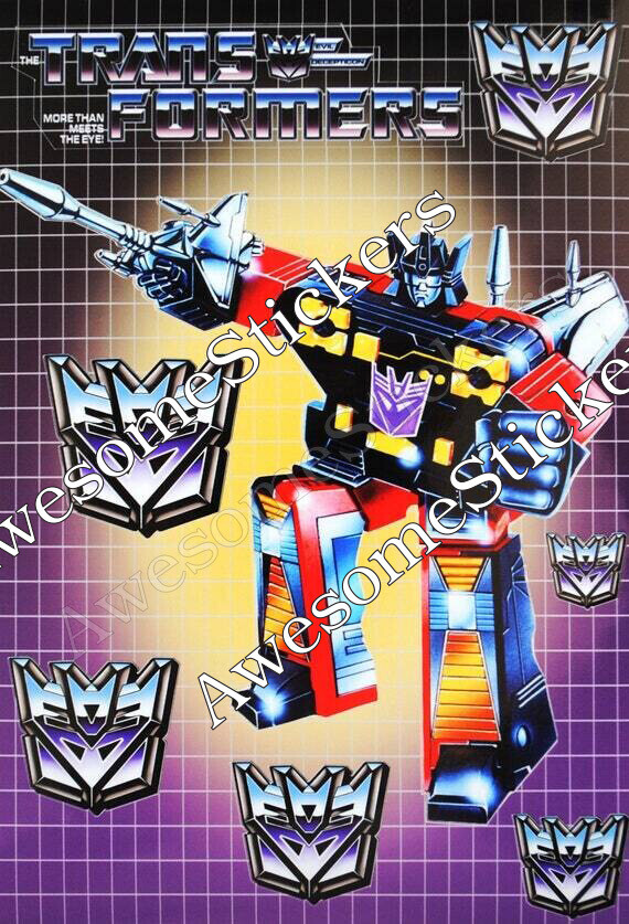 Transformers Rumble character approx. 15 x 11 cm custom repro sticker DIE CUT