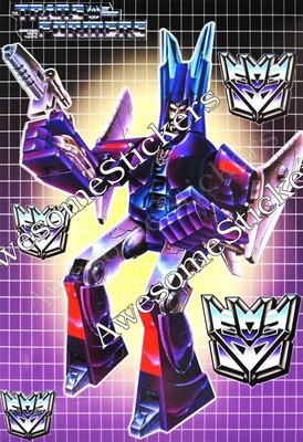 Transformers Durge character approx. 15 x 11 cm custom repro sticker DIE CUT