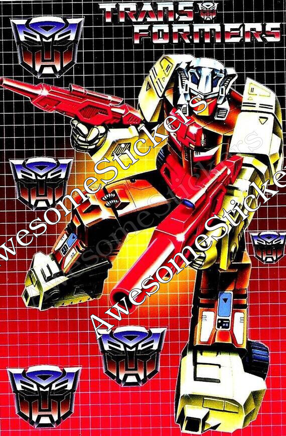 Transformers Chromodome character approx. 15 x 11 cm custom repro  sticker DIE CUT