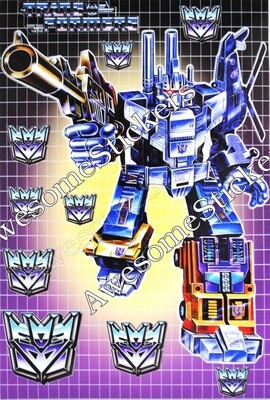 Transformers Bruticus character approx. 15 x 11 cm custom repro sticker DIE CUT