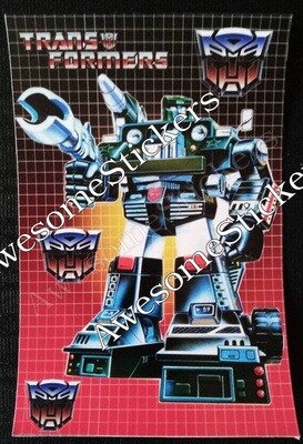 Transformers Hound character approx. 15 x 11 cm custom repro sticker DIE CUT