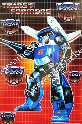 Transformers Tracks character approx. 15 x 11 cm custom repro sticker DIE CUT