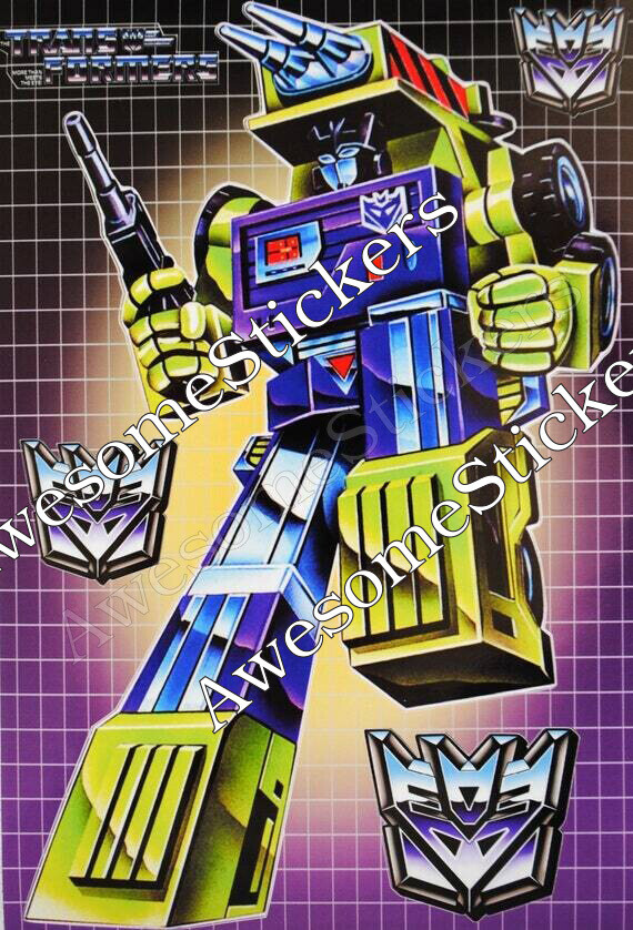 Transformers Mix Master character approx. 15 x 11 cm custom repro sticker DIE CUT