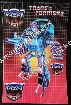 Transformers Kup character approx. 15 x 11 cm custom repro sticker DIE CUT