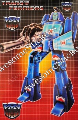 Transformers Blurr character approx. 15 x 11 cm custom repro sticker DIE CUT