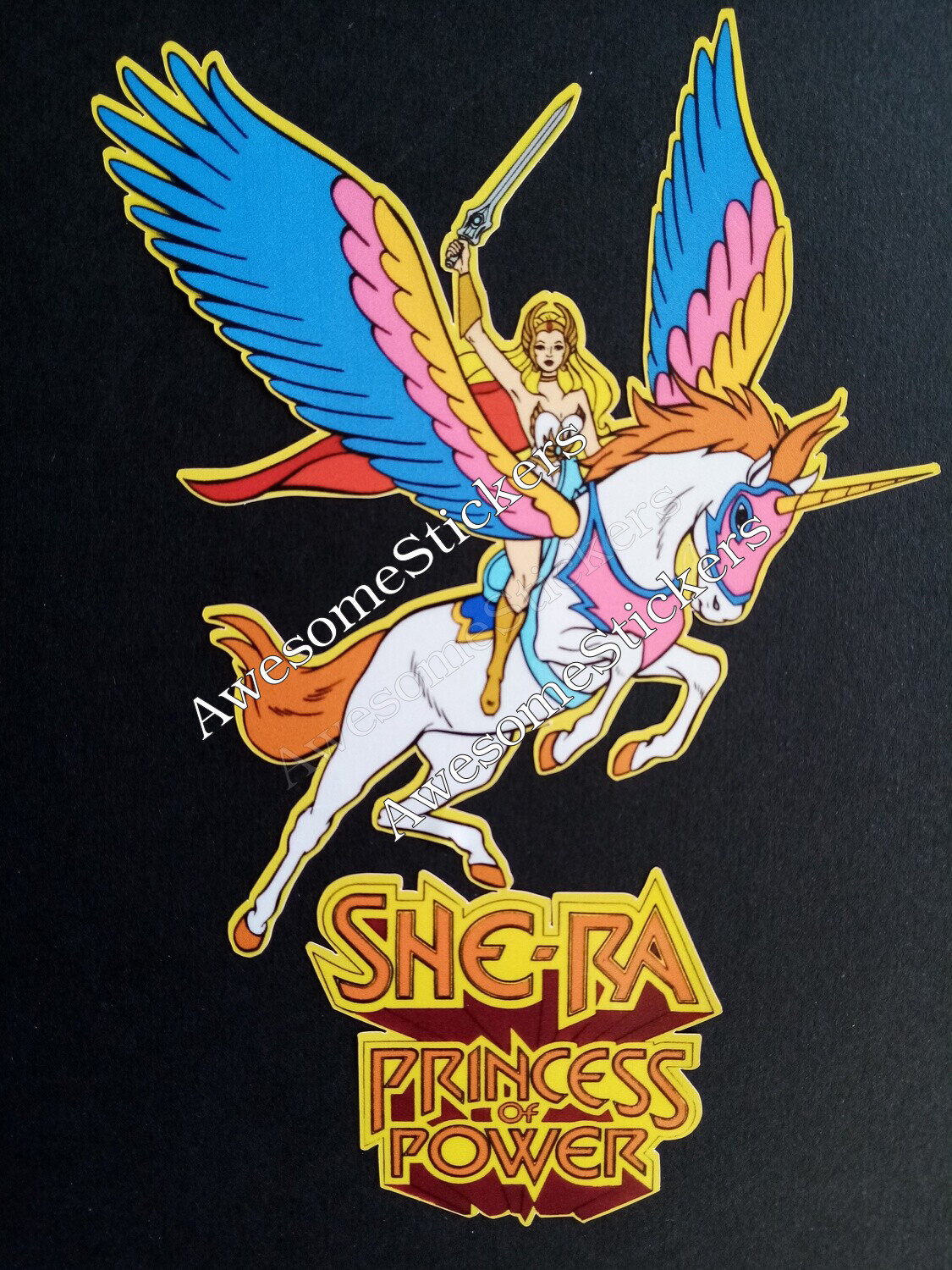 MOTU She Ra Princess of Power custom repro sticker 15 x 10 cm DIE CUT