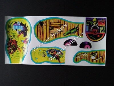 MOTU Snake Mountain He Man vintage He-Man custom repro stickers DIE CUT