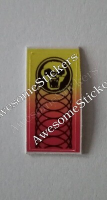 Thundercats Mumm Ra Power Ring vintage replacement custom repro sticker label decal DIE CUT