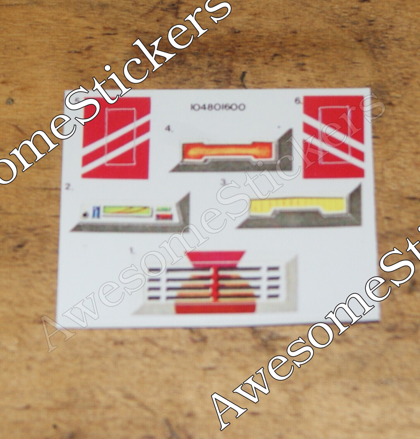 Star Wars MTV-7 custom repro stickers DIE CUT