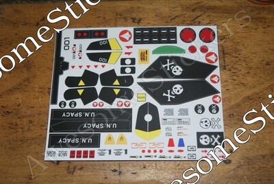 Bandai Robotech 1984 Valkyrie Jet custom repro vinyl stickers decals labels with extras pre cut replacement stickers DIE CUT