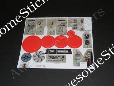 Star Wars B Wing custom shade 2 stickers labels decals DIE CUT