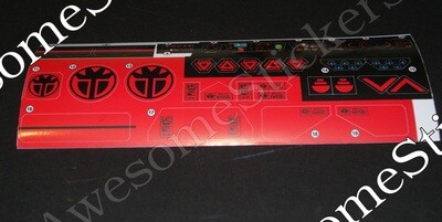 Captain Power Interlocker custom repro replacement sticker sheet DIE CUT