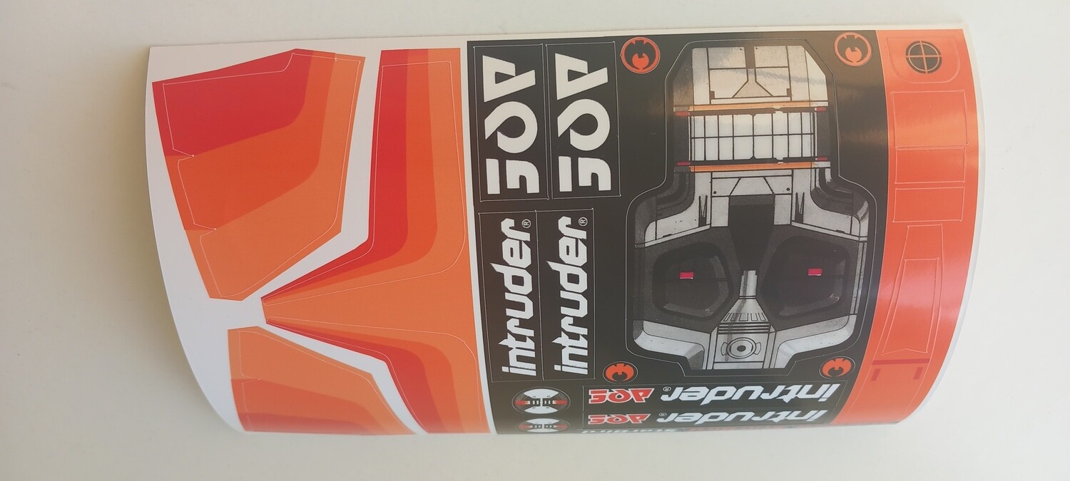 MB StarBird Intruder stickers vintage custom repro stickers DIE CUT