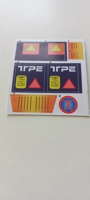 The Centurions Sea Bat custom repro sticker sheet DIE CUT