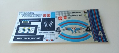 Transformers Autobot Jazz G1 replacement original colours custom repro sticker sheet DIE CUT