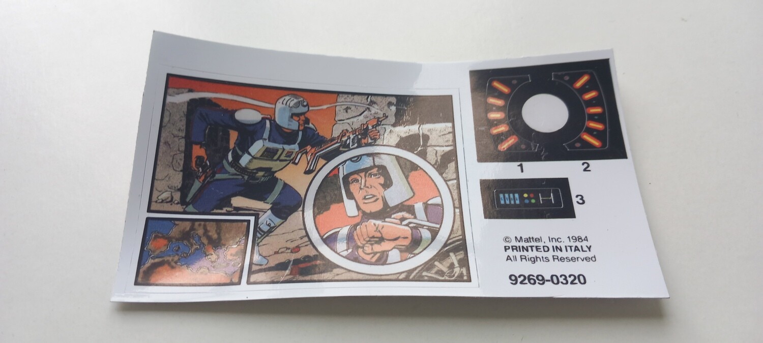 Big Jim Commando replacement custom repro stickers DIE CUT
