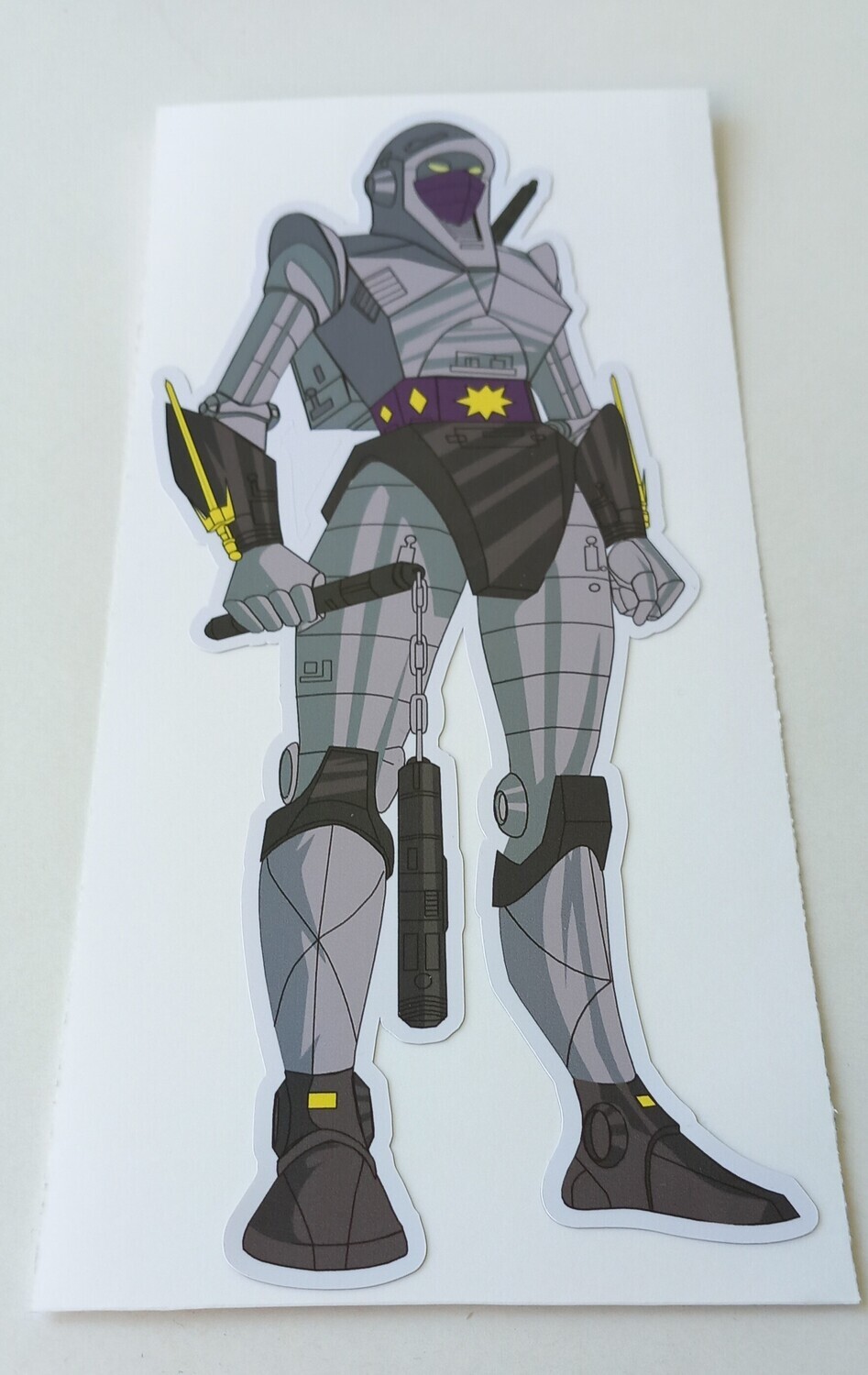 Transformers Night Bird character MOTU He Man vintage custom repro sticker DIE CUT
