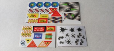 Exosquad Reconnaissance E-Frame Nara Burns series 2 custom repro stickers ...die cut