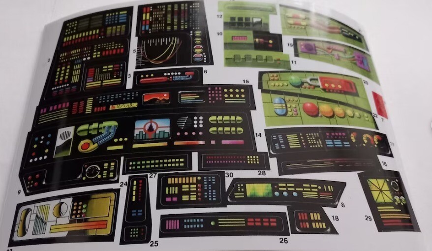 Secret Wars Tower of Doom replacement stickers/labels/decals on gloss vinyl